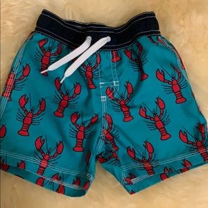 Crab Swim Trunks Set (with hat)
